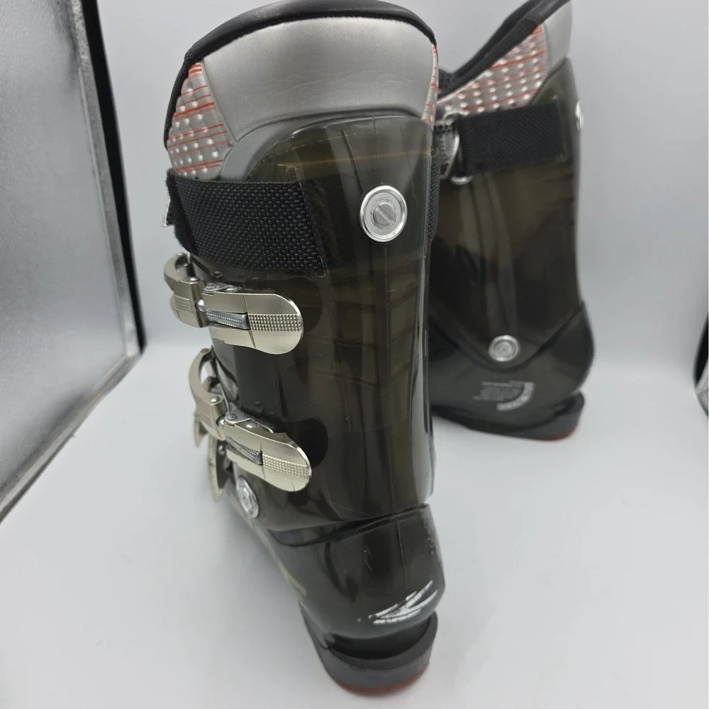 Lange Fluid 100 Red Downhill Ski Boots Men's Size Mondo 26-26.5